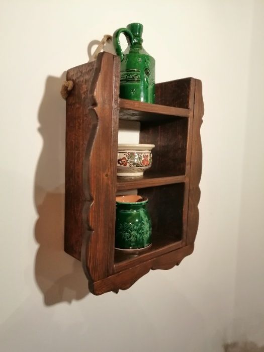 Vand etajera rustica