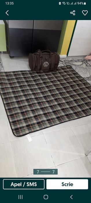 Geantă picnic Weser echipată pentru 4 persoane, maro