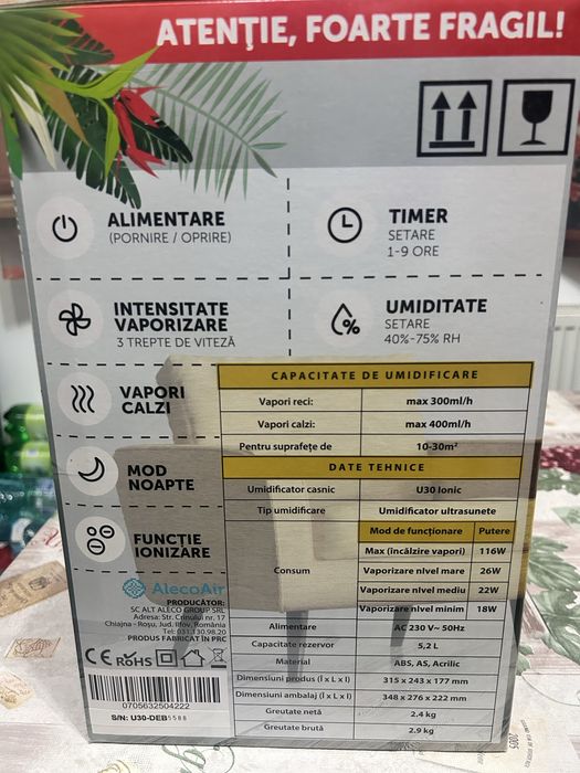 Umidificator Aleco Air