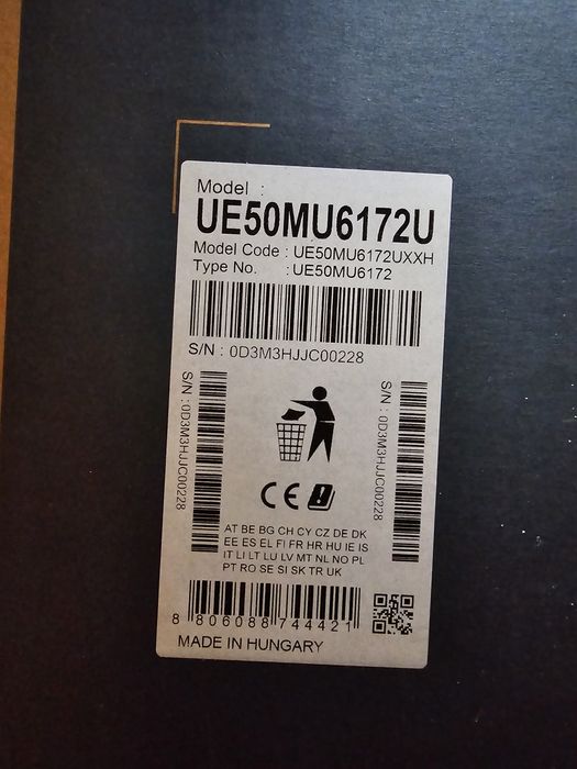 Телевизор Samsung UE50MU6172U