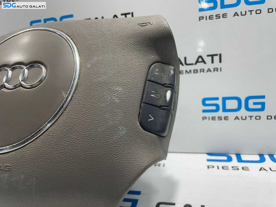 Airbag de pe Volan Crem 4 Spite Modelul cu Comenzi Audi A4 B6 2001 - 2005 [C1771]