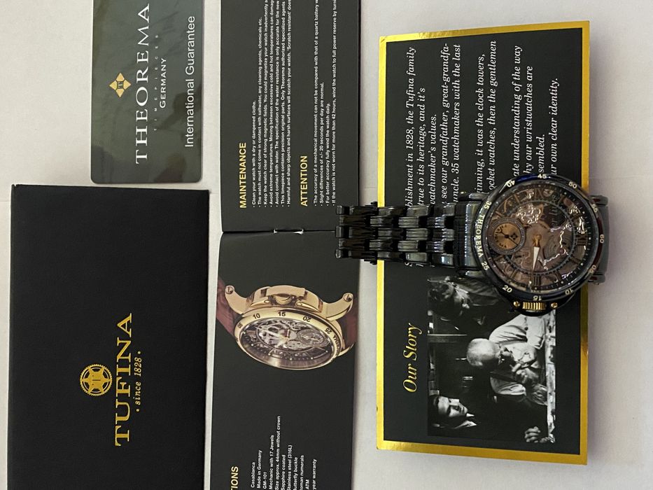 Ceas theorema  (casablanca)hand made gold edition
