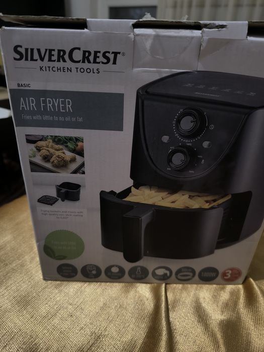 AIR Fryer SIver Crest