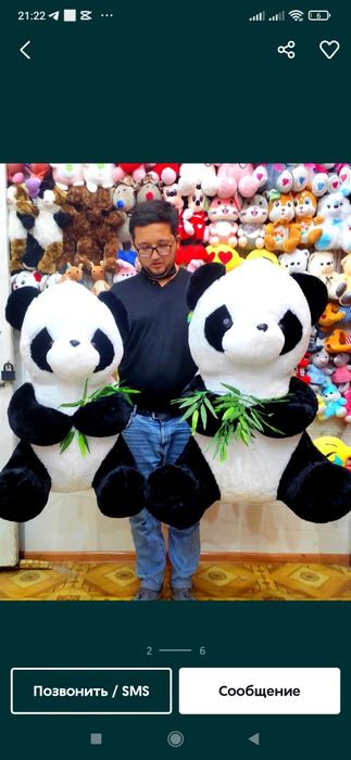 Ayiqchalar teddy Stich Panda ayiqlari Teddi ayiqlar (2metr)
