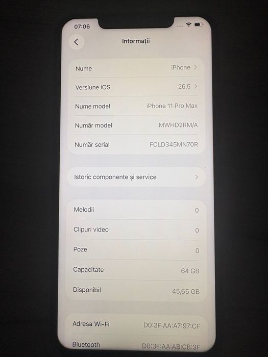 Vând iPhone 11 PRO MAX
