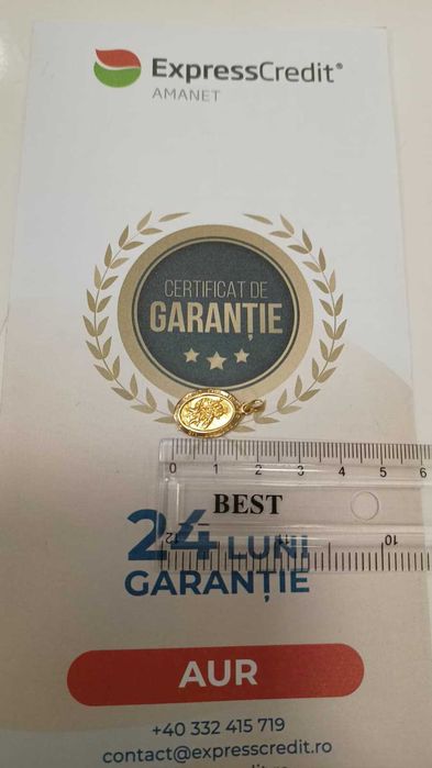 (Ag24) Pandantiv aur 9K 1.61gr b.44989.1 - Garantie 2 ani!
