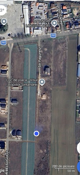 Teren de vânzare – 613 mp – Sântandrei, Bihor – Zona Dodo