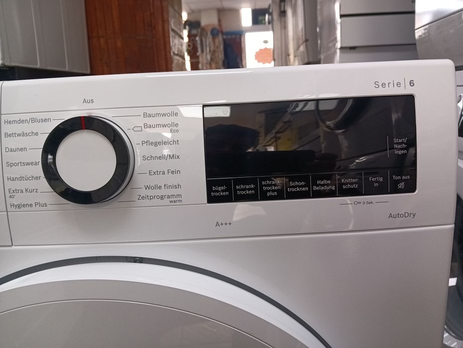 Сушилня с термопомпа Бош Bosch Serie 6 A+++ 8кг 2 години гаранция!