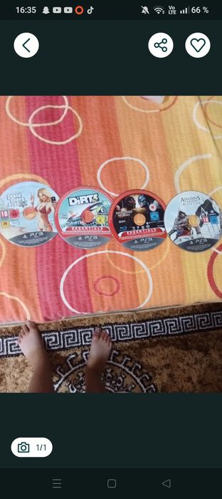Vand 4 cd-uri pentru ps3 ps4 ps5