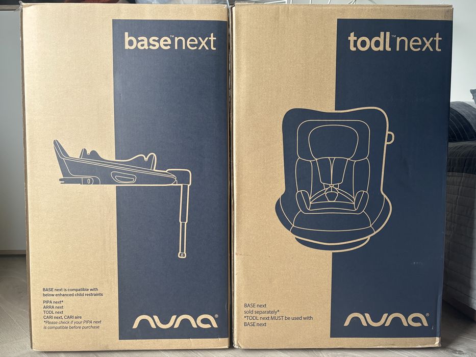 Nuna TODL NEXT + ISOFIX база | Caviar (черен) | Отлично състояние