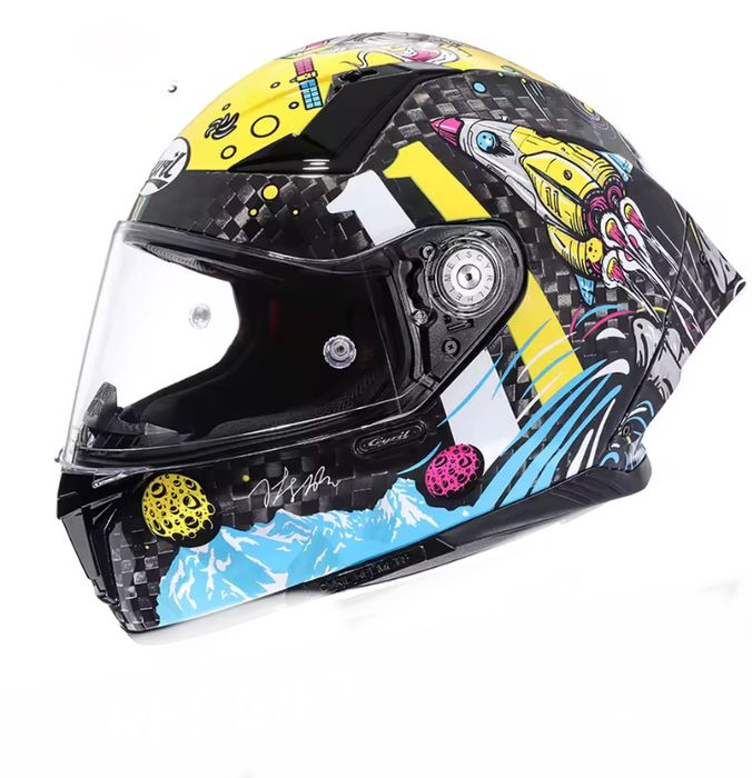 Casca din carbon 100% moto scuter atv