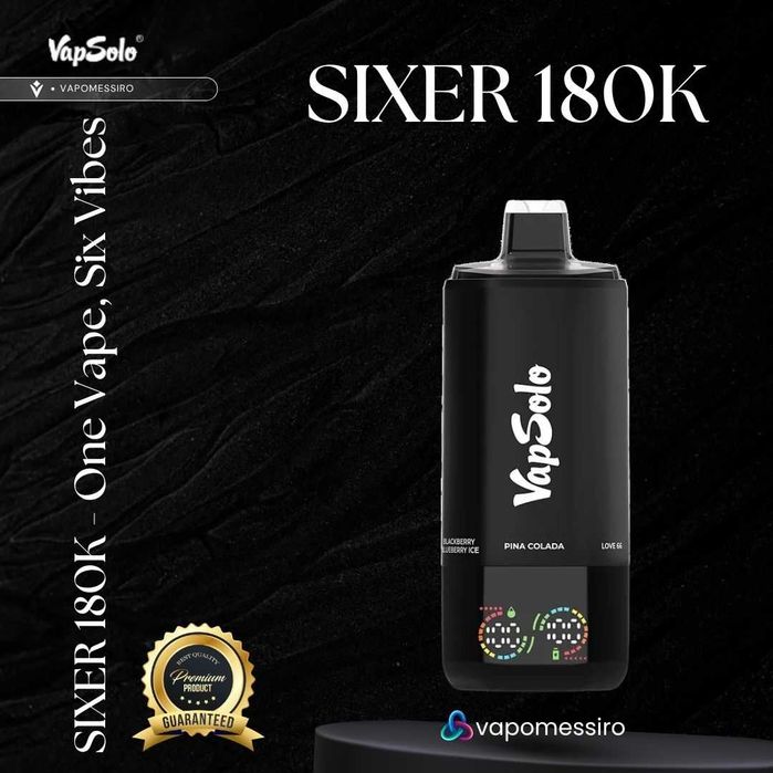 Vape Vapsolo Sixer 6 Arome 180.000 Puffuri