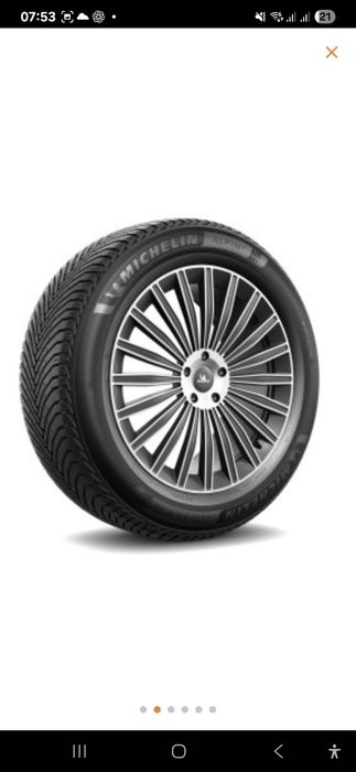 Anvelope iarnă Michelin Alpin 7 195/65 R15 – aproape NOI – set 4 buc