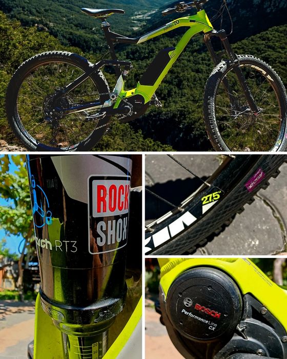 Bicicleta haibike electrica  mountain enduro hibike