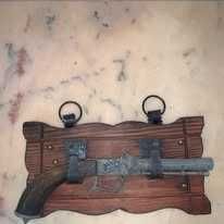 Panoplie pistol decor