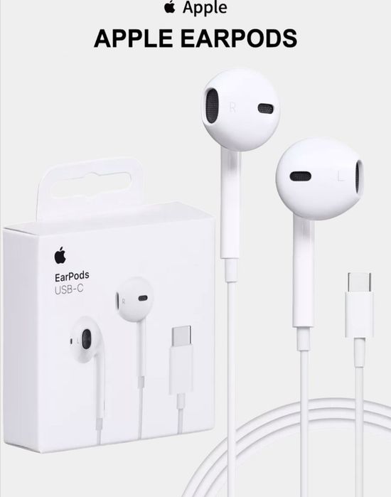 Оригинальные наушники earbuds, проводные наушники Apple