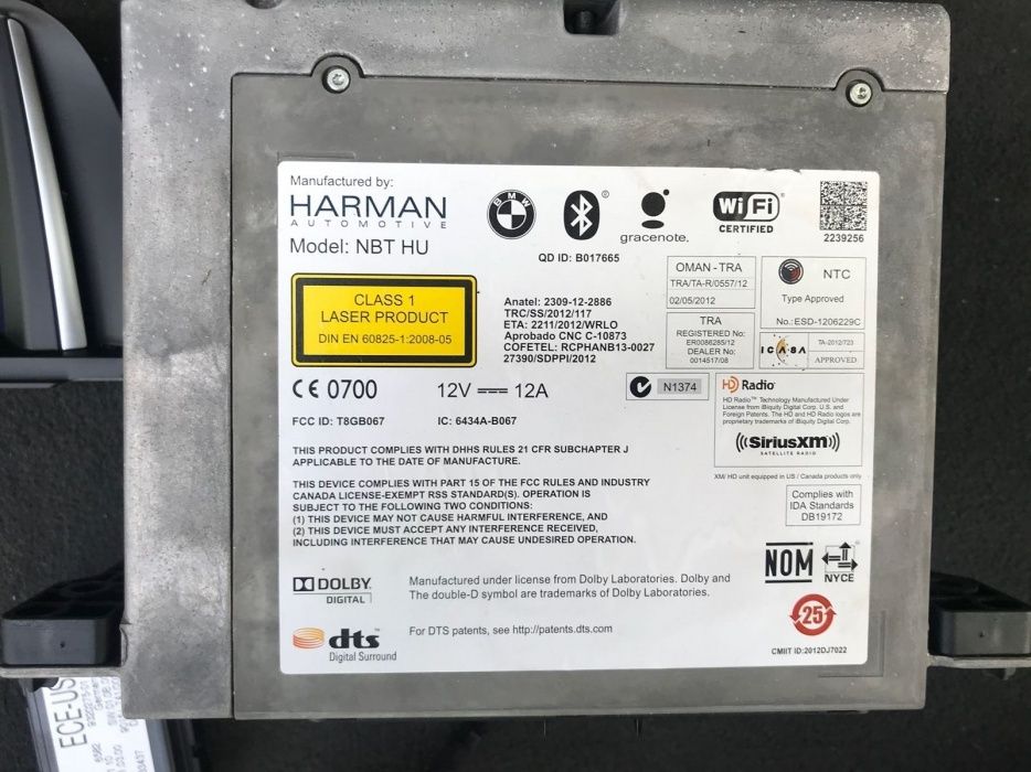 Unitate Navigatie BMW NBT BMW F10 F11 F01 F06 F02 F15 F16 F20 F30