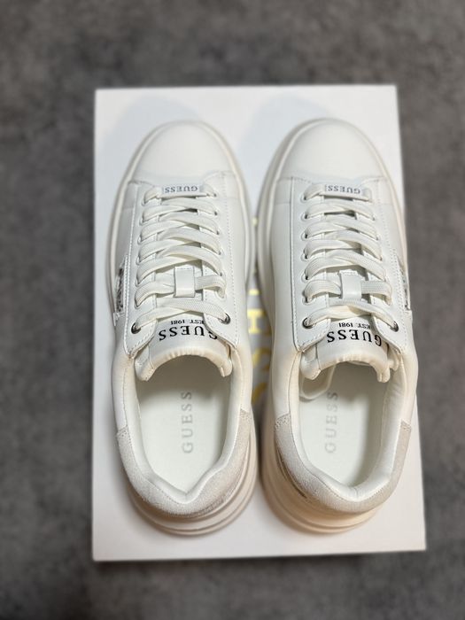 Sneakers Guess albi noi