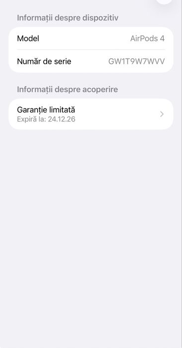 Vând Căști Apple AirPods 4