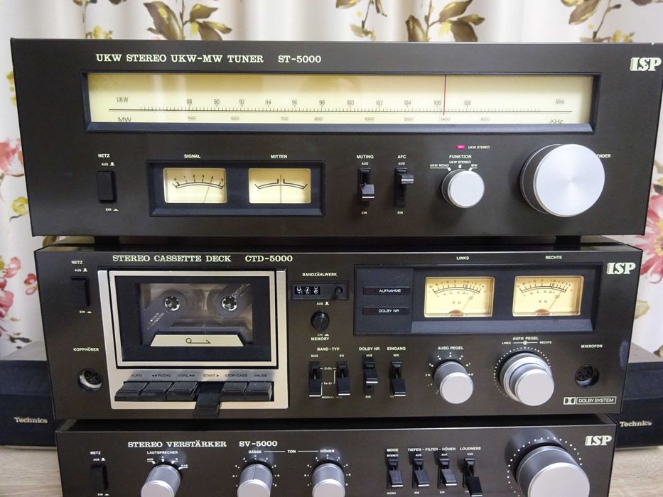 Linie audio ISP, amplificator, cass deck, tuner deck