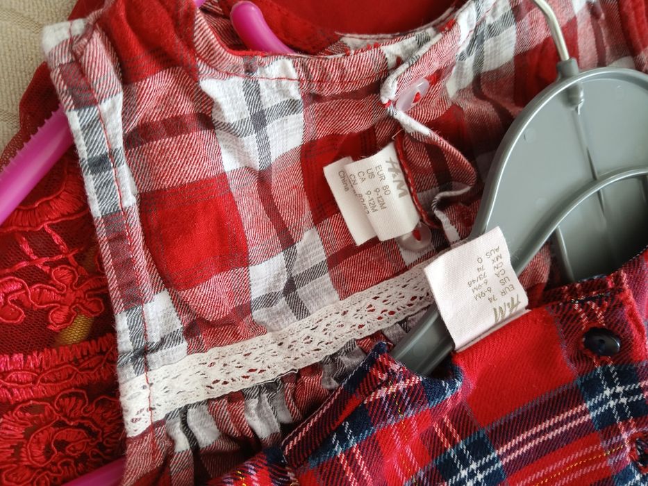 Червени рокли по 7 лв