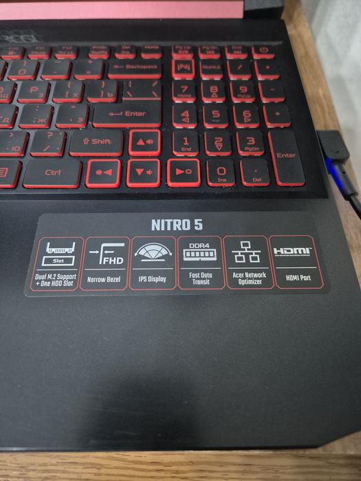 Продам ноутбук aser nitro 5