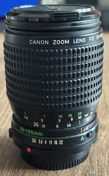 Canon A1 + canon Fd 50mm 1.4 + canon 35-105 3.5-4.5 macro