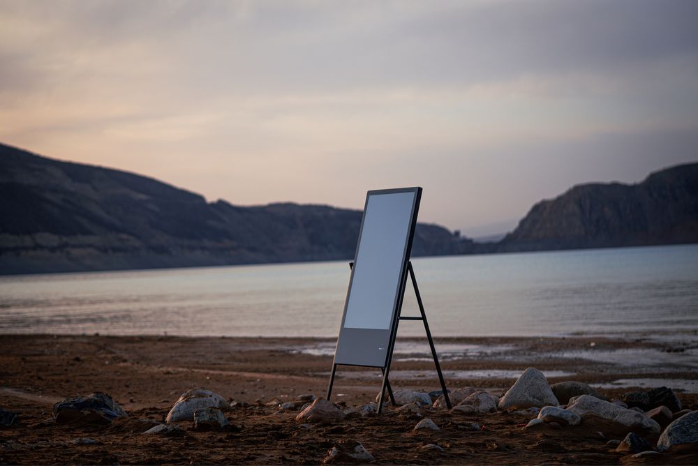 Рекламная панель ADS PANEL 43 дюйма dijital экран видео фото формат