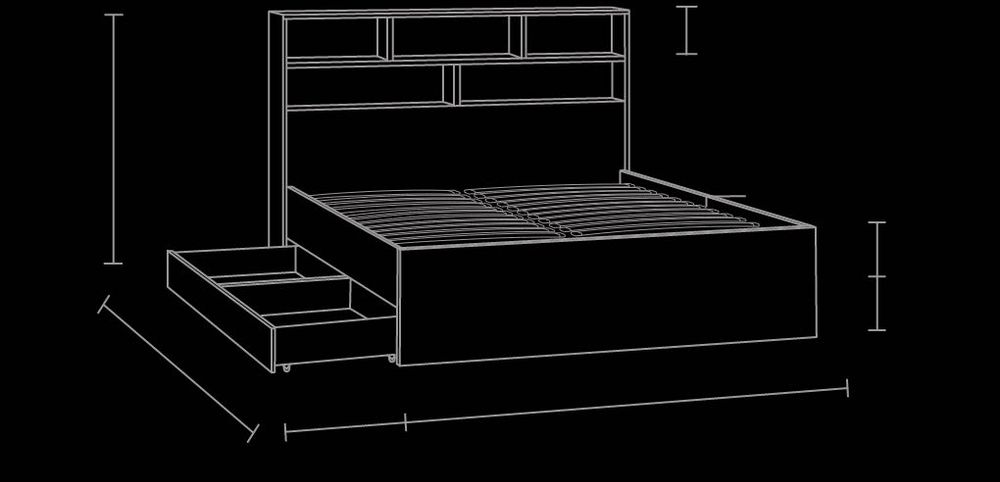 Кровать Шелхорн 140