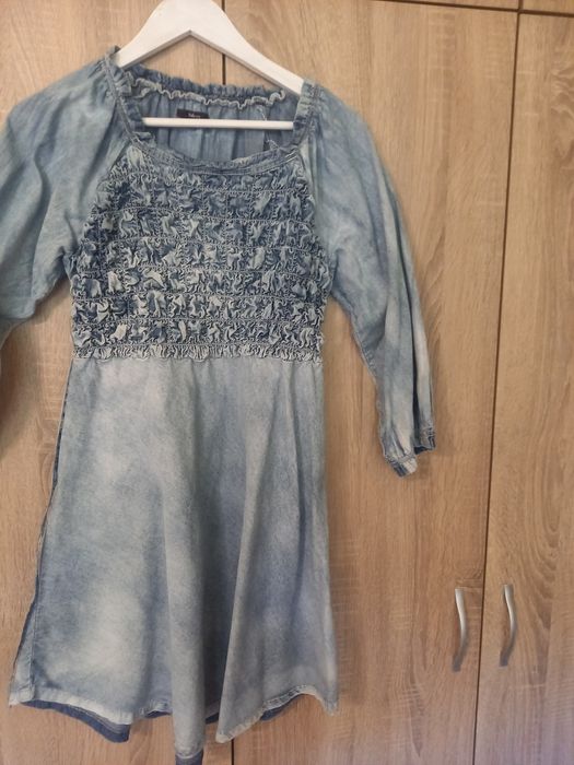 Дънкова рокля от тънък деним