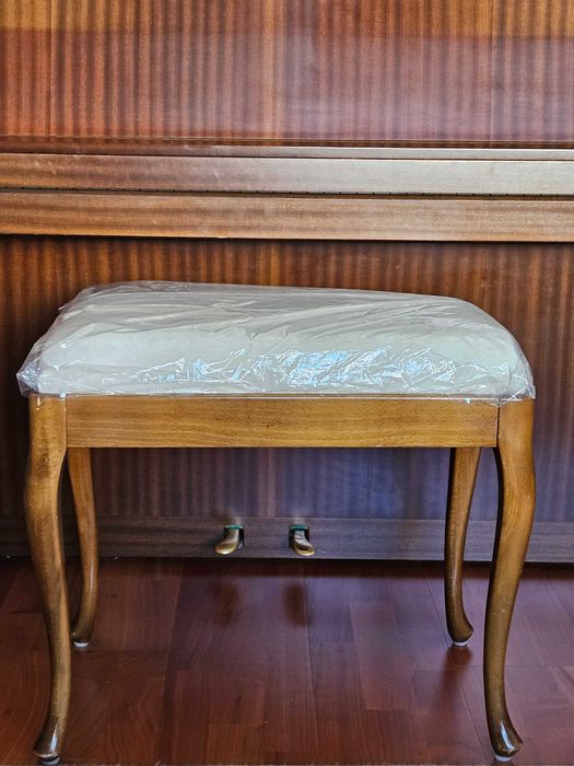 Scaun pentru pian, lemn masiv