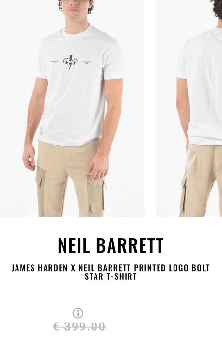 Neil Barrett tricou M, original, retail price 399 euro