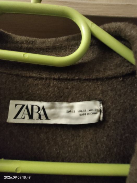 Пальто кашемир Zara