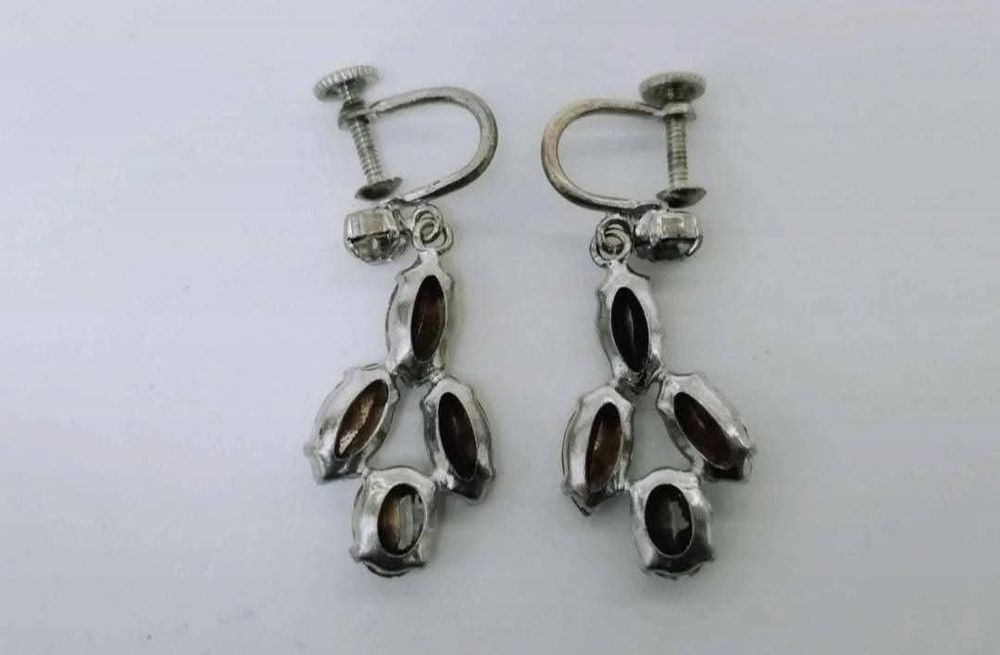 Vechi cercei placati cu argint