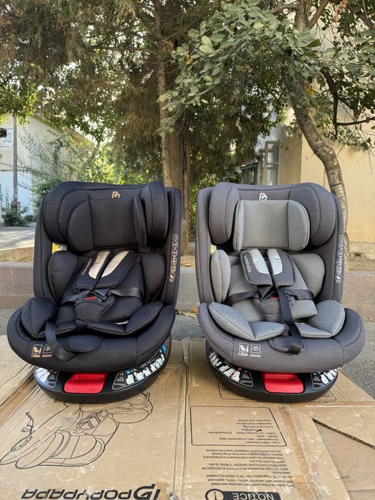 Комфортное детское автокресло isofix 0+ 36 кг крутится на 360 градусов