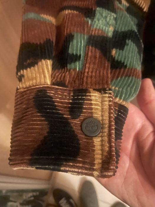 Яке Timberland corduroy chore jacket camo