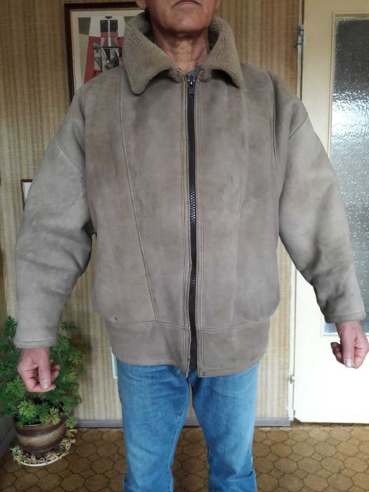 Луксозно палто от бизъм, сем. норки. Кожух унисекс реглан ръкави.