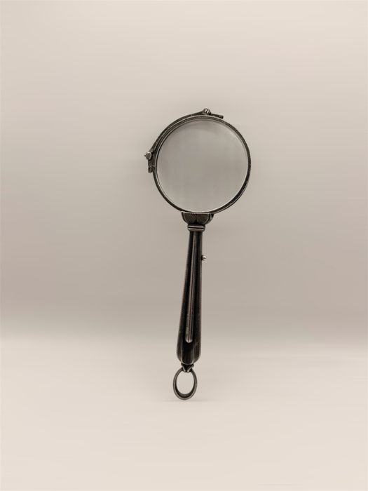 Стар сребърен лорнет 925 – сгъваеми очила, начало на XX век