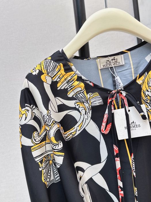 Платье Hermes шелк