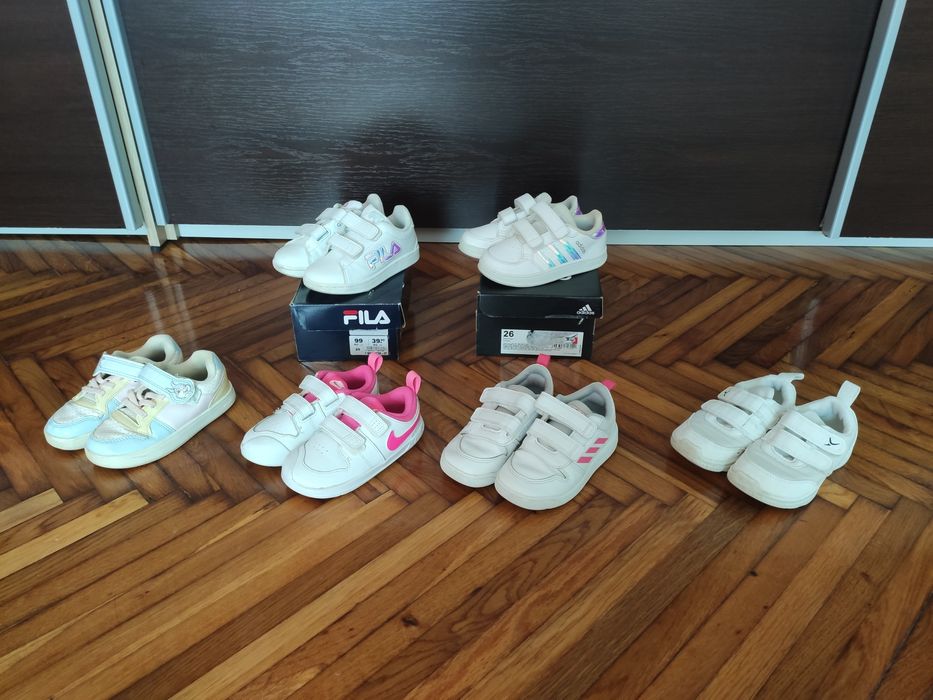 Adidași mărimea 24, 25, 26,  Nike, Adidas, Fila