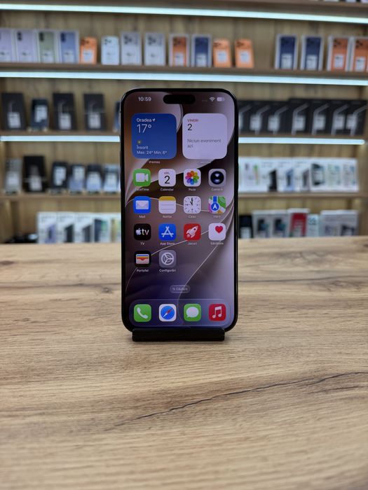 ‼️ iPhone 15 Pro Max 256Gb Black - Sanatate bat.91% - Garantie 12 luni