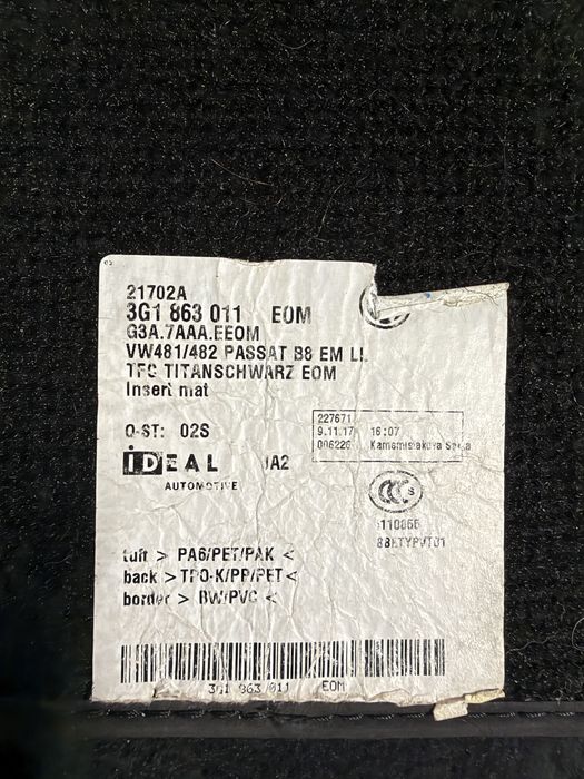 Set covorase vw passat b8