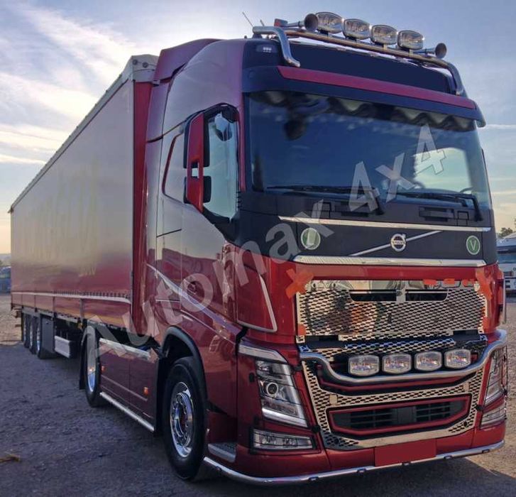 Bullbar, bara inox, suport proiectoare plafon Volvo FH 2013+