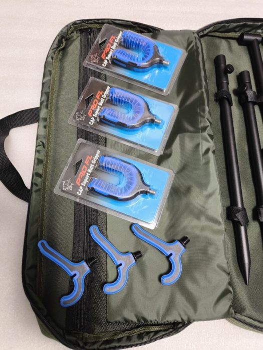 SET 2 BUZZ BARI FEEDER 3 Posturi 50 cm + 4 Suporti Feeder