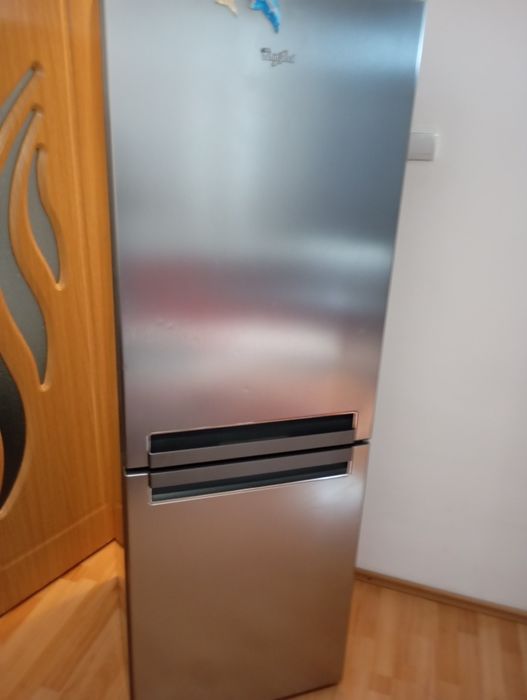 Frigider cu congelator Whirlpool inox