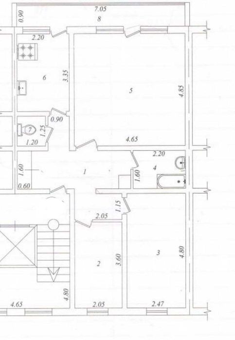 3/3/9 без ремонта, напротив ЖК Гринвич, Электроаппарат, Мирабадский рн