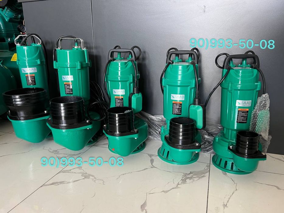 Погружной дренажный глубинный насос SAAB QDX 100-6 pogrujnoy nasos 200