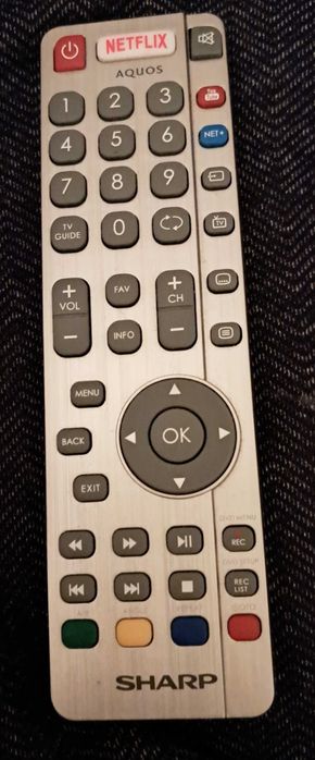 Telecomanda originala smart tv SHARP RF (RADIO) nouă