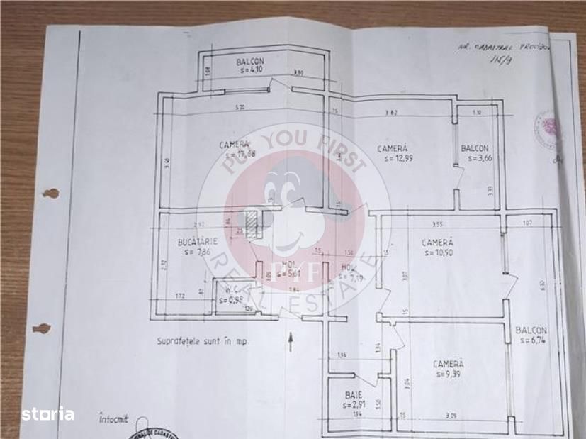 Piata Rahova | 4 camere | 3 balcoane | 94mp | Dec | B2781
