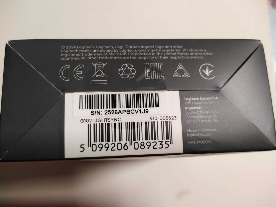 Мишка Logitech G102 LIGHTSYNC, оптична (8000 dpi), USB, гейминг